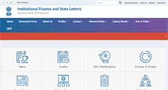 Desktop Screenshot of ifsl.mizoram.gov.in