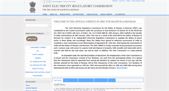 Desktop Screenshot of jerc.mizoram.gov.in