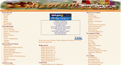 Desktop Screenshot of mizoram.nic.in