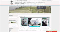 Desktop Screenshot of lad.mizoram.gov.in